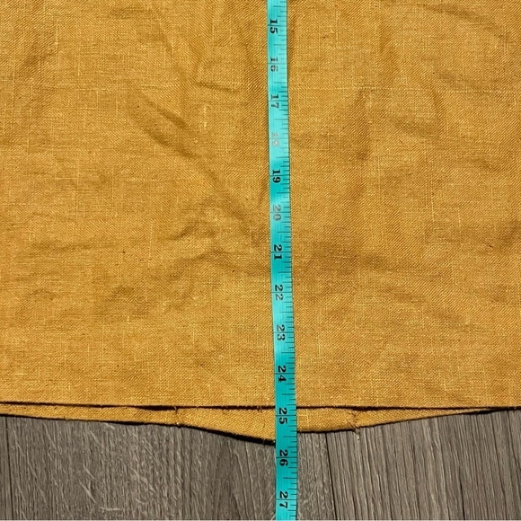 Vintage Magali Collection Two Piece Skirt Blazer Goldenrod Gold Buttons Size 8 - Picture 5 of 12